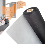 Window Screens Replacement, Cuttable Fiberglass Roll Screens Door Mesh, Repair Screens Net DIY Screening Mesh Netting Black for Windows, Door, Pool, Porch,Patio (60inch*50ft)