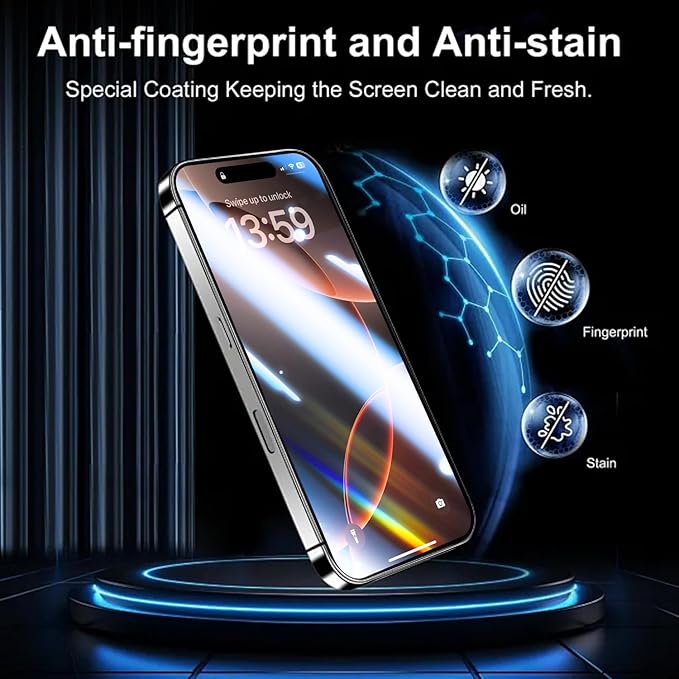 OneFish Full Edge Tempered Glass Screen Protector for iPhone 11 Pro/XS/X 5.8 inch 2 Pack Edge Reinforcement, Self-Aligning Installation, Case Friendly HD Screen Protectors