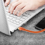 CAT 8 Ethernet Cable Shielded SFTP Internet Network Patch Cord, Heavy Duty High Speed LAN Cables w Gold Plated RJ45 Connector Professional for Router, Modem, Gaming, Xbox (15 Feet, 5 Pack Orange)