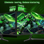 SANSUI 27 Inch Curved 240Hz Gaming Monitor, 2K WQHD 1500R Curved Computer Monitor, 120% sRGB, MPRT 1ms, Freesync, HDR, VESA(100 * 100mm),HDMI*2, DP1.4 * 2(DP Cable Included)