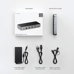 Satechi 13 in 1 Triple 4K USB C Docking Station, 100W Charging, 2 DP, 3 HDMI, 2 USB C, 3 USB-A, Gigabit Ethernet, and Audio Jack for Mac/Windows, MacBook Air/Pro M4/M3/M2/M1, DisplayLink Required
