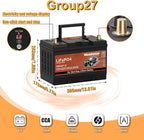 High Performance G27 12V 80AH Lithium Car Start-Stop Battery with 1300CCA and 60 Month Warranty