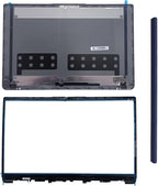 Replacement Laptop LCD Cover Back Rear Top Lid Bezel Hinges with Hinge Cover for Lenovo IdeaPad 1 15ADA7 1 15AMN7 5CB1F36621 5B30S19034 5H50S29036 5CB1F36618 Silver