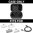 Portable Charger Power Bank Case for Swyop/for Feob/for Charmast/for JEJILL/for LanLuk/for VEGER/for iWALK/for Taegila/for Kuulaa and More Small Charging Battery Pack - Bag Only (Black)