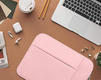 Lacdo Laptop Sleeve Case for 15 inch New MacBook Air M4 A3241 2025, M3 A3114, M2 A2941 2024-2023, 15 inch MacBook Pro A1990 A1707, Dell XPS 15 Plus Computer Case Bag with Accessory Pocket, Pink
