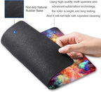 Colorful Galaxy Clouds Mouse Pad,Gaming Non-Slip Rubber Base Mouse Pads for Computers Laptop Office, 9.5"x7.9"x0.12" Inch(240mm x 200mm x 3mm)