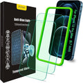 Blue Light Screen Protector for iPhone 12 Pro Max(6.7 inch) Eye Protection HD Clear Blue Light Blocking Tempered Glass, Scratch-Resistant,Easy Installation No Bubble,Anti-Fingerprint,2 Pack