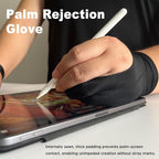 Drawing Glove, Artist Glove for Drawing Tablet iPad, Digital Art Palm Rejection Glove, Good for Left and Right Hand – XS, 2 Pack