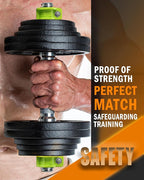 MAXRICH Barbell Clamp 1 inch Multiple Sizes & Adjustable Weight Clips for Quick Release Barbell Collars
