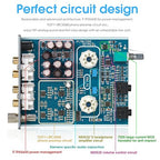 Douk Audio T4 PRO Vacuum Tube Phono Preamp, MM Turntable Preamplifier, GE5654 Hi-Fi Headphone Amp for Home Theater/Record Player/Stereo Amplifier/Active Speaker