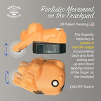 Laptop Trackpad Jiggler -AA Battery lasts 6 months -Undetectable -Cordless Mouse Jiggler -Does Not Work on DeII -Keeps Touchpad Active, Laptop Awake -Mechanical Mouse Mover -ON/Off Switch (Orange Dog)