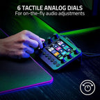 Razer Stream Controller: All-In-One Keypad for Streaming - 12 Haptic Switchblade Keys - 6 Tactile Analog Dials - 8 Programmable Buttons - Designed for PC & Mac Compatibility