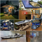 Weize 12V 200Ah LiFePO4 Lithium Battery, Built-in Smart BMS, 8000+ Deep Cycles, Low Temperature Protection Rechargable Battery Perfect for RV, Solar, Marine, Overland/Van, and Off Grid Applications