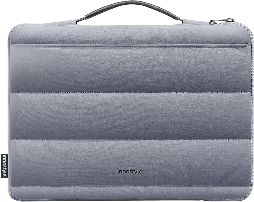 Laptop Case, Sleeve with Handle 360° Protectivie Puffy Laptop Sleeve Compatible with MacBook, Dell, HP