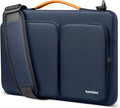 tomtoc 360° Protective Laptop Shoulder Bag for 15.6 Inch Laptop, Fit Acer Aspire 3/5/7, Dell Inspiron/XPS, ASUS ROG/TUF, Lenovo ThinkPad L/E/T/P/V, Waterproof Accessory Case