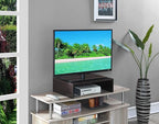 Convenience Concepts Designs2Go Small 23.75", 26" Contemporary TV or Computer Riser for Living Room, Modern Office, Den, Espresso