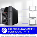 BUFFALO TeraStation 3420DN 4-Bay SMB 4TB (2x2TB) Desktop NAS w/Hard Drives Included Network Attached Storage