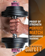 MAXRICH Barbell Clamp 1 inch Multiple Sizes & Adjustable Weight Clips for Quick Release Barbell Collars