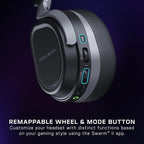 Turtle Beach Stealth 700 Gen 3 Wireless Multiplatform Amplified Gaming Headset for PS5, PS4, PC, Mobile – 60mm Drivers, AI Noise-Cancelling Mic, Bluetooth, 80-Hr Battery, Dual Transmitters – Black