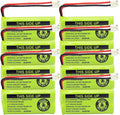 BT184342 BT284342 Rechargeable Phone Battery Compatible with for AT&T BT18433 BT28433 BT-8300 BT1011 BT1018 Vtech 89-1326-00-00/89-1330-01-00/Empire CPH-515D (8-Pack 184342 Batteries)