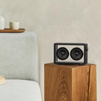 Cassette Portable Bluetooth Speaker, 20W Minimalist Speakers Bluetooth Wireless Loud, HD Powerful Sound and Wide Compatibility V5.3 for Indoor Outdoor - Black