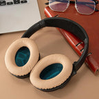 Aurivor Replacement Ear-Pads Cushions for Bose QuietComfort (QC) 35 35ii 25 15 2 and More Headphones, Upgraded Covers with Soft Protein Leather, Reinforced Sealing, Optimized Memory Foam (Brown)