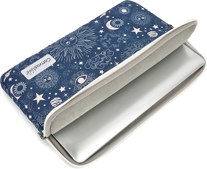 Canvaslove Laptop Sleeve Case Cover with Pocket for MacBook Pro 14 inch and 14 inch-14.4 inch HP, Lenovo, Dell, ASUS, Acer Notebook Computer（Sol De Mayo）