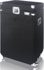 Griffin Rackmount Studio Mixer Flight Road Case (Ultimate-PROAudio) – 25U Mount Space Amp Cabinet Travel Trunk For Music Gear Recording Equipment – Portable DJ Sound Booth Carpet Rack Stand Cart