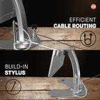 Dual Kiosk Stand – CTA Dual Security Kiosk Stand with Locking Case and Cable for iPad 7th,/ 8th/ 9th Gen 10.2” (PAD-ASK10)