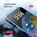Screen Protector for iPhone 15 Pro Max - 2 Pack (USA Flag & Black) - Tempered Glass for Iphone 15 Pro Max 9H Hardness - Easy Installation, Oleophobic Coating