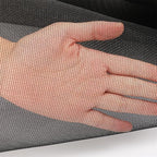 Window Screens Replacement Kit 47"x118" Adjustable Screen Mesh Easy DIY Project with Rolling Tool Spline for Sliding Doors Patio, Black