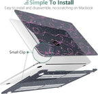 TWOLSKOO Compatible with MacBook Pro 13 inch Case 2023-2016 A2338 M2/M1 A2251 A2289 A2159 A1989 A1706, Plastic Hard Shell Cover & Keyboard Skin & Screen Protector, Sparkly Bows