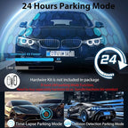 Mirror Dual Dash Camera,4K and 1080P Dash Cam with Voice Control Rear View Mirror Camera and WiFi,GPS Dashcam for Cars with WDR Night Vision, G-Sensor, 24 Parking Monitor ABS (Include 64FGB Card)