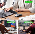 MEKASS Ergonomic Wrist Rest for Keyboard and Mouse, Soft Memory Foam Keyboard Wrist Rest Set with Non-Slip Silicone Base, Easy Typing, Pain Relief, Comfort for Office, Work, Gaming (Purple)