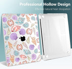 TWOLSKOO Compatible with MacBook Pro 13 inch Case 2023-2016 A2338 M2/M1 A2251 A2289 A2159 A1989 A1706, Plastic Hard Shell Cover & Keyboard Skin & Screen Protector, Colorful Shells