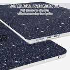 B BELK Compatible with MacBook Air 13 inch Case 2025 2024 2023 2022 M4 M3 M2 A3240 A3113 A2681, Plastic Hard Shell+ Keyboard Cover + Screen Protector for MacBook Air 13.6 inch Case, Shiny Midnight