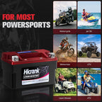 YTX12-BS 12V 6Ah,360CCA LiFePO4 Lithium Motorcycle Battery,Powersports Battery for Honda KTM Yamaha Harley Fit ATV, UTV, Scooter, Motocross, Lawn Mower, Jet Ski, Polaris