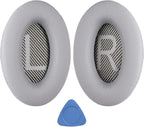 Replacement Ear Pads for Bose QuietComfort 35 (QC35) & Quiet Comfort 35 II (QC 35 ii) Headphones, EarPads Cushions with Noise Isolation Memory Foam, Softer Protein Leather, Added Thickness