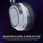 Turtle Beach Stealth 700 Gen 3 Wireless Multiplatform Amplified Gaming Headset for PS5, PS4, PC, Mobile – 60mm Drivers, AI Noise-Cancelling Mic, Bluetooth, 80-Hr Battery, Dual Transmitters – White