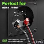 GEARit Speaker Wire 14 Gauge, Speaker Cable 200ft for Car Audio, Home Theater, CCA(Black)
