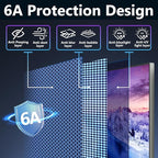 Magnetic Computer Privacy Screen Filter 27 Inch for Frameless Monitor Thin Bezel 16:9 Widescreen, Hanging Removable Anti Blue Light Privacy Filter Protector Eye Protection