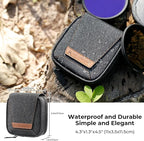 K&F CONCEPT 4 in 1 Basic Model Lens Filter Pouch Up to 95mm solar filter Pouch Case Camera Lens Filter Storage Wallet for ND UV CPL Filter Waterproof Filter Case
