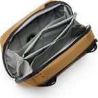 Peak Design Tech Pouch, Coyote, Electronics Organizer for Travel or Everyday Carry, Origami-Style Storage, Cable Pass-Through, Weatherproof, Gear Carry Bag for Men and Women