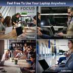 Laptop Privacy Screen 17 Inch Compatible With Lenovo Hp Dell Acer Asus Thinkpad Envy Xps, 16:10 Aspect Removable Anti Glare Blue Light Filter Protector, 17in Computer Monitor Privacy Shield