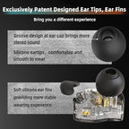 CCZ DC01 Pro Gaming Earbuds, Professional iems for Gaming, Super Bass in Ear Monitor Headphone Wired Earphones with 1DD, Patent Ear fins, Ear tips, for School Student Laptop Podcaster (black with mic)