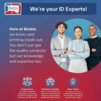 Bodno Seaory S28 Dual Sided ID Card Printer & Complete Supplies Package ID Software and Camera - Bronze Edition