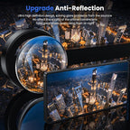 WSKEN for Samsung Galaxy S25 Ultra Camera Lens Protector - Ultra Thin Case Friendly, 9H Shatterproof Tempered Glass with Aluminum Metal Circle Camera Screen Protector Cover Accessories, Black