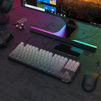 Redragon K707 HE Rapid Trigger Gaming Keyboard, 87 Keys TKL Wired Mechanical Keyboard w/Hyper-Fast Actuation Hall Effect Magnetic Switch, Actuation Point Adjustable, Side Printed PBT Gradient Keycaps