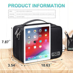 CILLA Electronics Organizer Travel, Travel Cord Organizer Case, Compact Electronics Accessories Bag for Cable, Cord, Charger, Phone