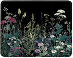 ITNRSIIET Mouse Pad with Stitched Edge Premium Textured Smooth Precise Operation Waterproof Washable Non-Slip Rubber Base Desktop Protection Mat, 10.2×8.3×0.12 inches, Pretty Flowers